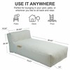 BDELITE Outdoor Bean Bag Bed Lounger Chair for Pool, Patio, Deck-70.9*35.4*26.38 Inch - 2 of 4