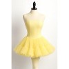 BellaSous Women’s Multi-Layered Tutu Skirt, Adult Costume Skirt for Halloween, Parties, and Dress-Up Events- Yellow - 4 of 4