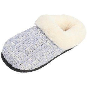 Roxoni Kid's Girl Memory Foam Comfort Plush Fleece Lined House Slipper - 1 of 4