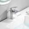 SUMERAIN Modern Waterfall Bathroom Sink Faucet with Single handle 304 Stainless Steel  Chrome Finish - 3 of 4