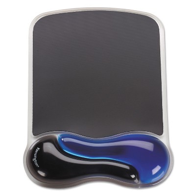Kensington Duo Gel Wave Mouse Pad with Wrist Rest Blue 62401