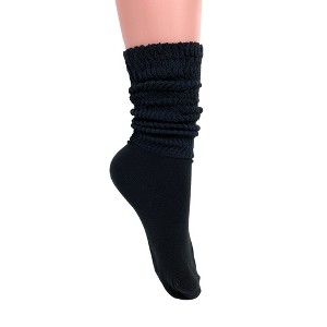 Women's Cotton Lightweight Slouch Socks Extra Thin 1 Pair Soft and Breathable - 1 of 1