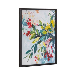 Kate & Laurel All Things Decor 12"x16" Gallery Jewel Tone Botanical Abstract Print by The Creative Bunch Studio Black - 1 of 4