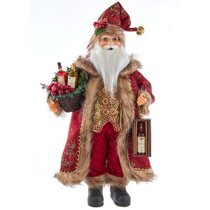 Kurt Adler Kurt Adler 17-Inch Kringle Klaus Wine Santa - 1 of 4