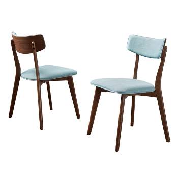 Set of 2 Chazz Mid-Century Dining Chair Mint - Christopher Knight Home
