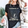 Schrödinger’s Cat The Escape Plan Physics Humor T-Shirt, Funny Science Nerd Tee | OrnamentallyYou - 4 of 4
