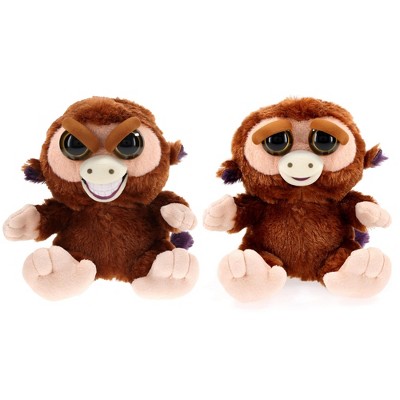 William Mark Corp Feisty Pets 8" Plush, Grandmaster Funk the Monkey (Sly Grin)