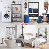 Origami R2 Series Folding Portable Heavy Duty Durable Powder Coated Steel Storage Rack with 10 Adjustable Shelves and Wheels - 4 of 4