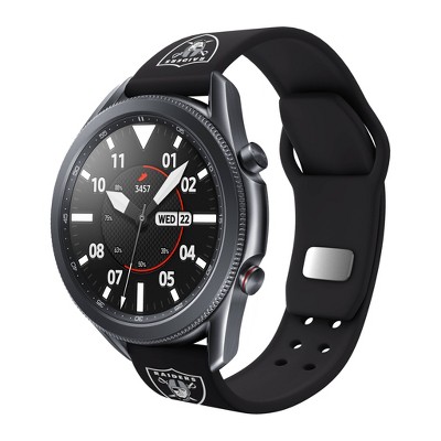 Nfl Las Vegas Raiders Samsung Watch Compatible Silicone Sports