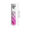 Unique Bargains Portable Gradient Small Flat Nail Clippers Toenail Clippers 1 Pc - 4 of 4