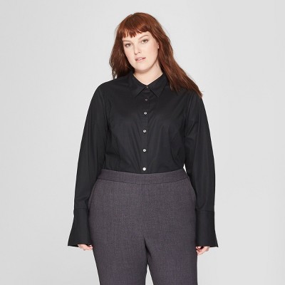 plus size womens dress shirts