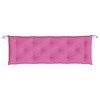 vidaXL Bench Cushion Outdoor Water Repellent Bench Cushion Pad Oxford Fabric - Pink 59.1" x 19.7" x 2.8" - 4 of 4