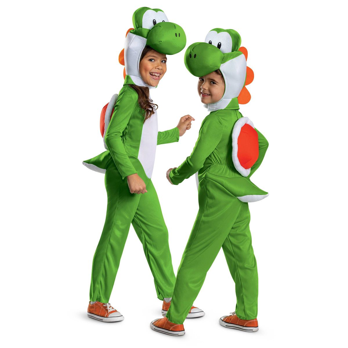 Nintendo Infant and Toddler Super Mario Bros. Yoshi Costume Jumpsuit - thumbnail 3
