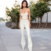 Anna-Kaci Women's Two-Piece Bodysuit Set with Ribbed Design and Comfortable Fit - 2 of 4