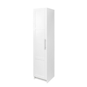 CLIHOME Tall 3-Tier Stackable Wall Mounted Storage Cabinet With Adjustable Shelves - 1 of 4