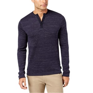 Calvin Klein Mens Heathered Henley Sweater - 1 of 1