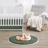 Sweet Jojo Designs Gender Neutral Unisex Baby Tummy Time Playmat Diamond Tuft Green and Ivory - 2 of 4