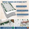 Christmas Area Rug, Christmas Tree Print Throw Carpet with Non Slip Backing, Non Shedding Low Pile Floor Carpet for Living Room, Bedroom - 4 of 4