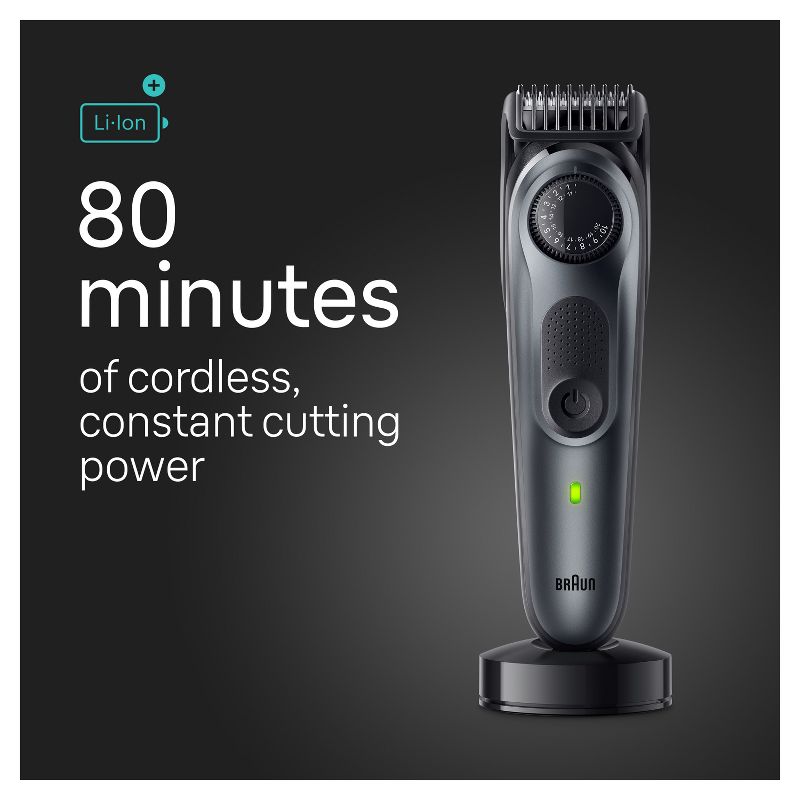 Braun All-in-One Series 5 AiO5470 Rechargeable 8-in-1 Body, Beard &#38; Hair Electric Trimmer, 6 of 11