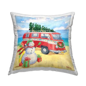 Stupell Industries Holiday Christmas Beach Van - 1 of 3