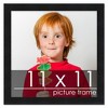 PosterPalooza | Square Minimalist Black Picture Frame - UV Acrylic, Foam Board Backing, Hanging Hardware - 2 of 4