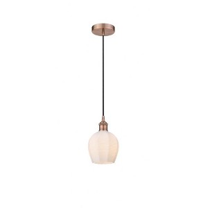 Norfolk - 1 Light Cord Hung Mini Pendant In Industrial Style-9.63 Inches Tall and 5.75 Inches Wide - 1 of 1
