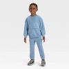 Toddler Boys' Washed French Terry Jogger Pants - Cat & Jack™ - 3 of 3