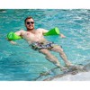 Aqua Lily Pad Durable Buoyant Soft Vinyl Foam Pool Noodle Float for Swimming, Exercising, and Floating, Supports 250 Pounds, Blue - 4 of 4