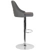 Emma and Oliver Contemporary Adjustable Height Barstool - 4 of 4