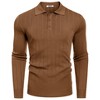 COOFANDY Mens Knit Polo Sweater Long Sleeve Polos Lightweight Casual Dress Pullover Sweaters - 2 of 4
