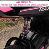 Acekool 24V Kids Ride-On Dirt Bike with Hydraulic Suspension, 3 Adjustable Speeds & Max Load 135 lbs - 3 of 4