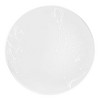 Smarty Had A Party 10.25" White with Silver Antique Floral Round Disposable Plastic Dinner Plates (120 Plates) - 2 of 4