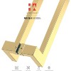 Modern Gold Push Pull Door Handle – Long Stainless Steel Handle for Glass, Shower, Barn, or Wooden Doors – Contemporary Entry Handle for Home - 2 of 4