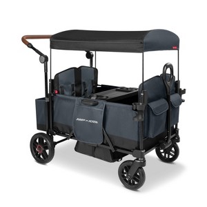 Radio Flyer Pathfinder+ Quad 4 Seat Stroller Wagon - Steel Gray