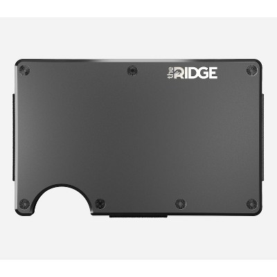 Ridge Wallet - Gunmetal - Cash Strap