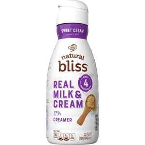 Coffee mate Natural Bliss Sweet Cream Creamer - 32 fl oz (1qt) - 1 of 4
