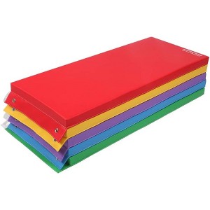 JOYMOR Upgrade 2-Inch Thick Hanging Rest Mat, 5-Pack Daycare and Preschool Portable Toddler Mat, Nap Mat with Name Tag Holder, Sleeping Floor Mat - 1 of 4