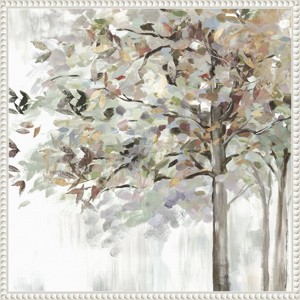 Amanti Art Autumns Leaves Neutral by Allison Pearce Framed Wall Art Print - 1 of 4
