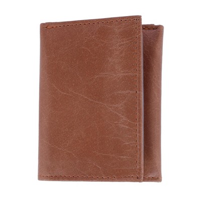 CTM Men's Leather Trifold Wallet