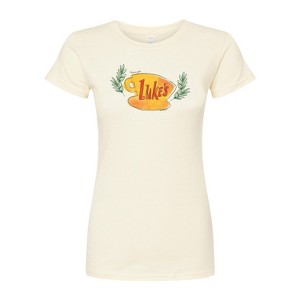 Women's - Gilmore Girls - Luke's Coffee Cup Fitted Graphic T-Shirt - 1 of 2