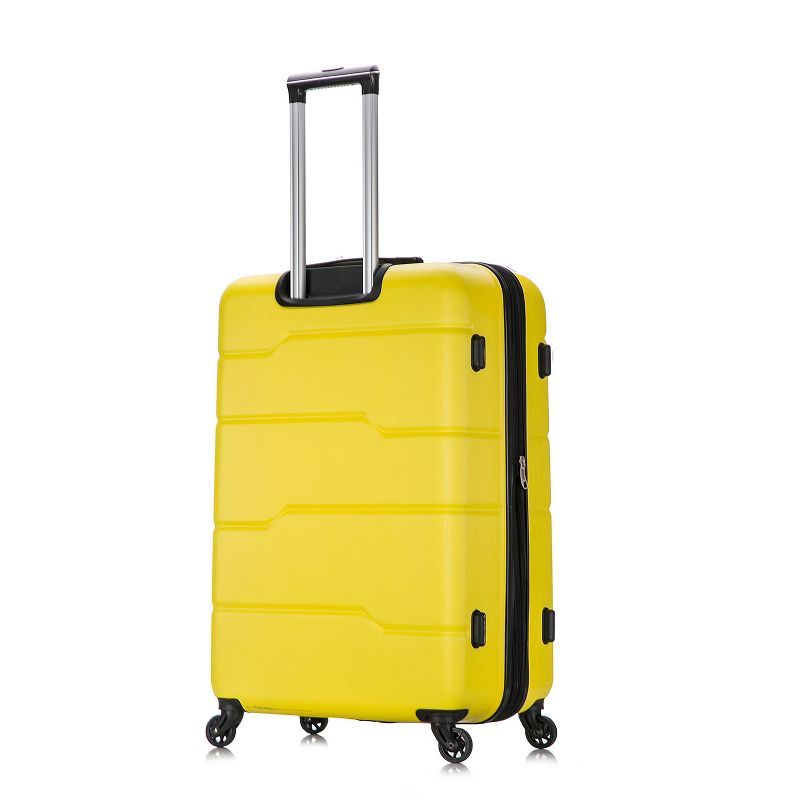 DUKAP Rodez Lightweight Hardside Large Checked Spinner Suitcase, 6 of 13