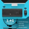 Uncaged Ergonomics KM1 Wireless Keyboard and Mouse Combo Black - image 3 of 4