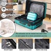 Sapphtopaz 20"24"28" Hardshell ABS Luggage Set, Lightweight ABS Dual Spinner Suitcase with TSA Lock,Airline-Approved Checked Travel Suitcases - 3 of 4
