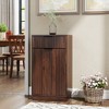 Bella Depot 10-Gallon Woodgrain Tilt-Out Trash Can Cabinet Wooden Garbage Recycling Cabinet - 4 of 4