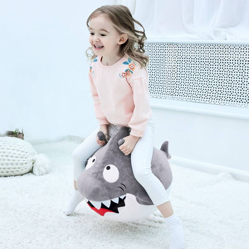 iPlay, iLearn Bouncy Pals Hopping Animal - Bouncy Shark, 5 of 6
