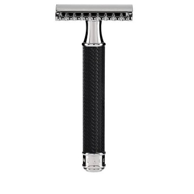 MÜHLE TRADITIONAL Black/Chrome Safety Razor (Open Comb)