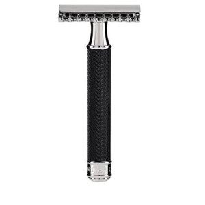 MÜHLE TRADITIONAL Black/Chrome Safety Razor (Open Comb) - 1 of 1