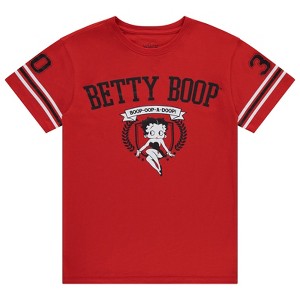 Betty Boop Ladies Fashion T-Shirt, Bonnie, Margie, and Mae Short Sleeve T-Shirt Vintage Shirt - 1 of 4