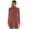 Women’s Classic Velvet Tailored Blazer – Soft Lapel Collar Casual Long Sleeve Jacket - 3 of 4