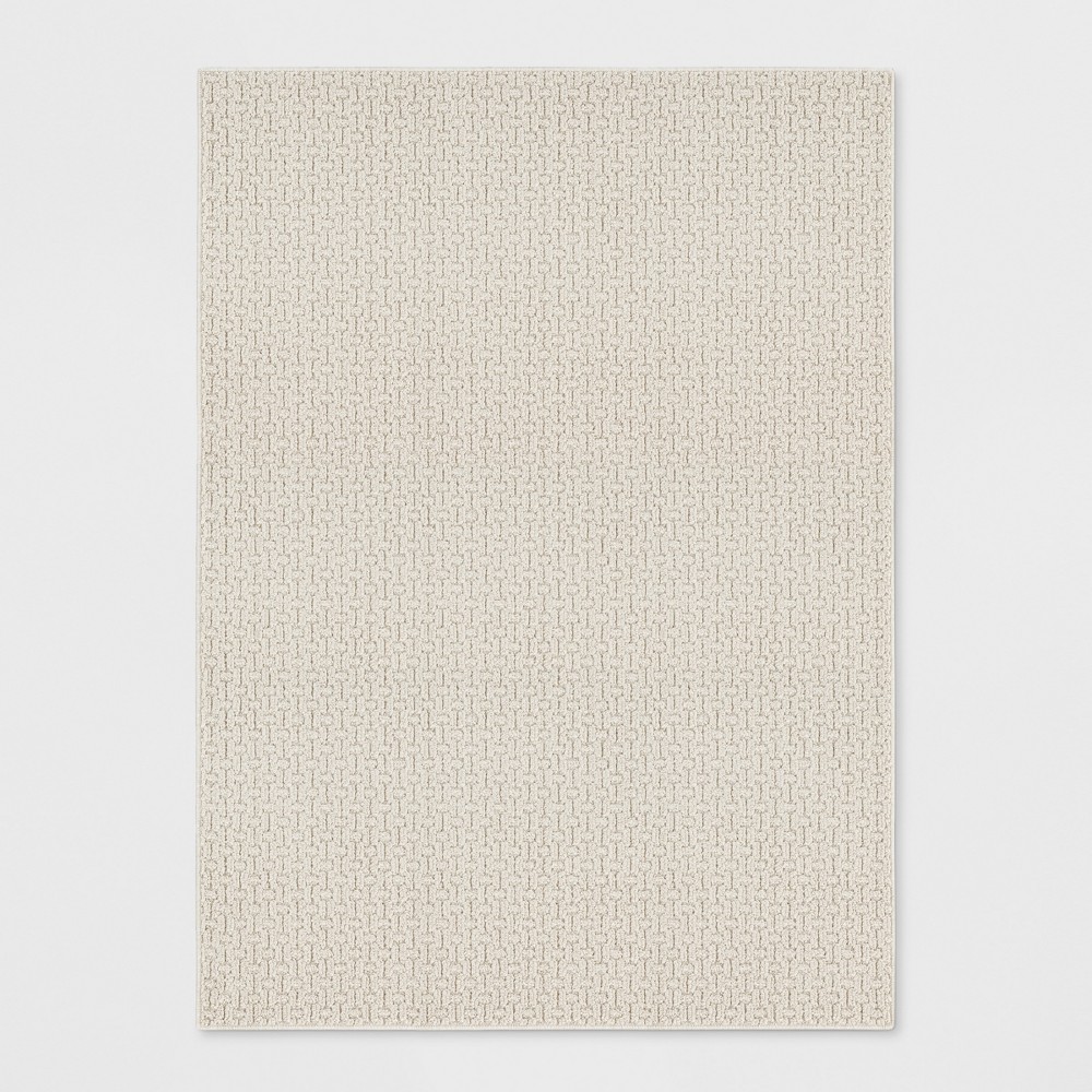  Solid Washable Accent Rug Tan